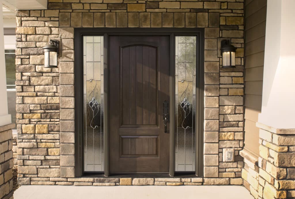 This hinged entry door in Boston Mass from Provia is a beautiful example.